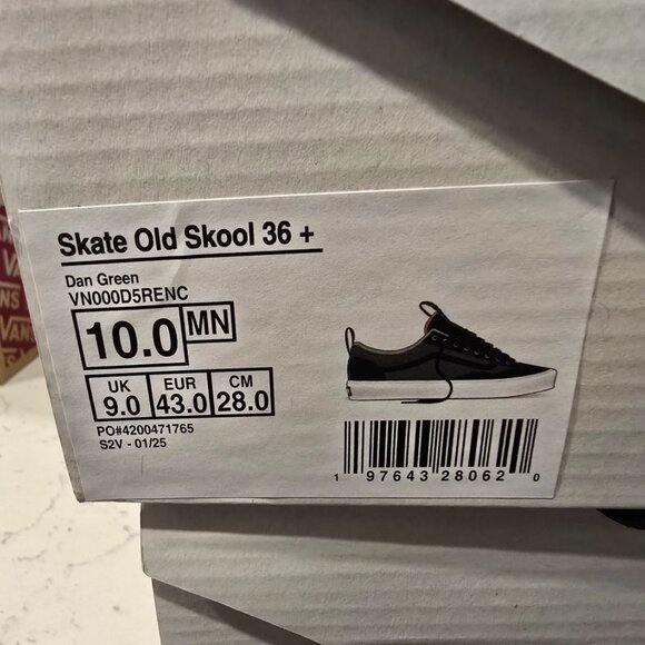 Vans Skate Old Skool 36+ Dan Green VN000D5RENC Men's Size 10 Shoes NEW - Picture 10 of 10